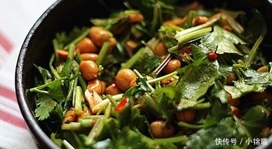 文章|香菜遇到花生米,好吃美味还是下酒菜,做法超级简单,家人爱吃