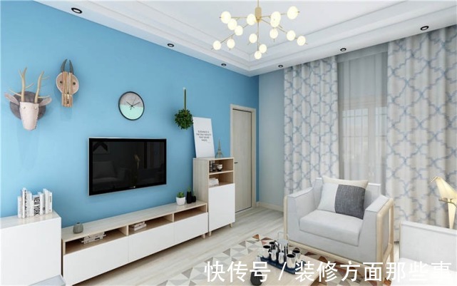 北欧风格|89平北欧风格装修效果,蓝色调装扮,特有情调,舒服极了!