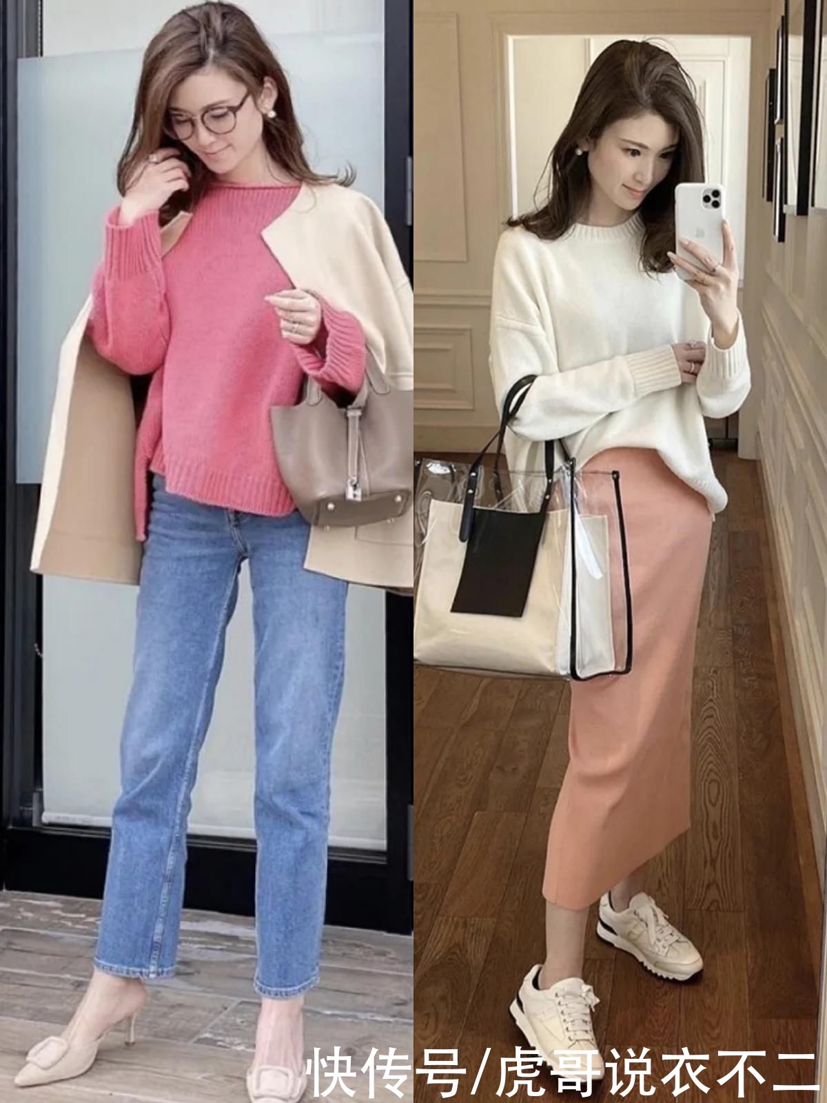 日本“神仙宝妈”的轻熟风穿搭，知性优雅又减龄，轻松穿出贵妇范