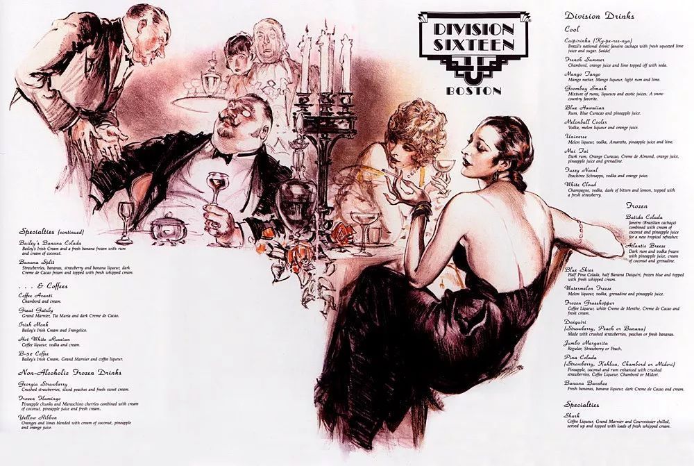 上流社会@美国最伟大的插画家,记录了上流社会的男男女女纸醉金迷的情景