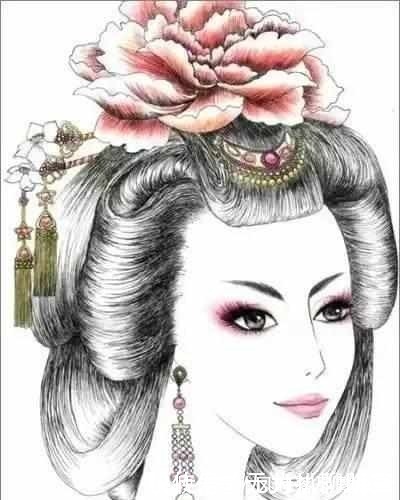 坠马髻|中国各朝代女子的发型对比,确实还是清朝的最丑,唐朝的最漂亮!