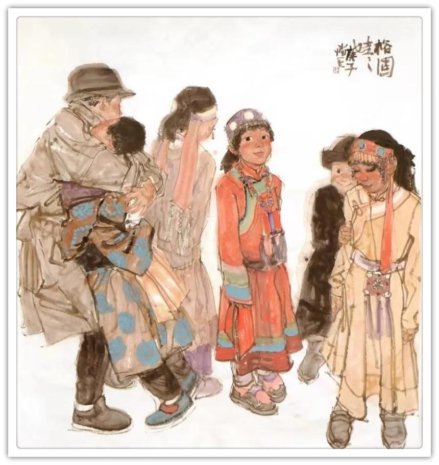 《中华国粹·翰墨经典》当代著名书画家系列|申卉芪| 囡囡系列