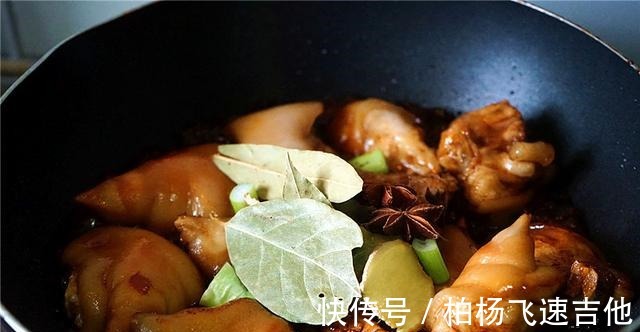 炒锅|猪蹄炖到脱骨烂,我只用45分钟,看步骤毫不夸张,好吃有窍门!