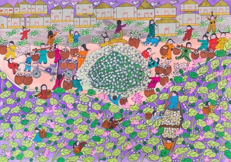 龙腾狮舞|文化走亲 云端悦展 嘉善姚庄农民画颂新时代