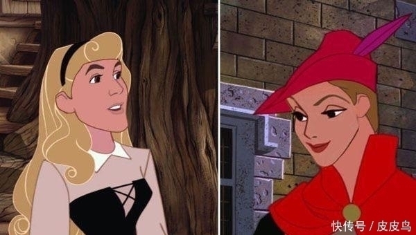 睡美人|经典童话大崩坏!迪士尼换脸恶搞公主身王子脸一秒变搞笑动画!