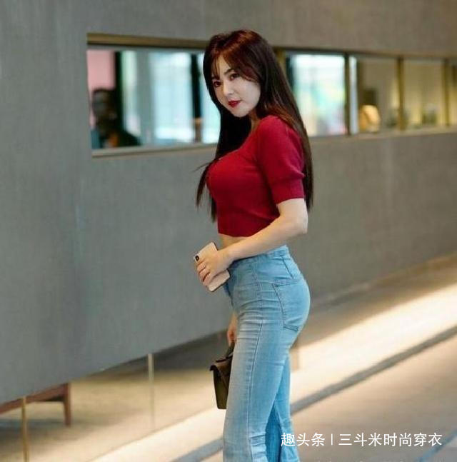 优雅 牛仔裤独特自然展现女神之美，优雅女人味, 干练有气质！