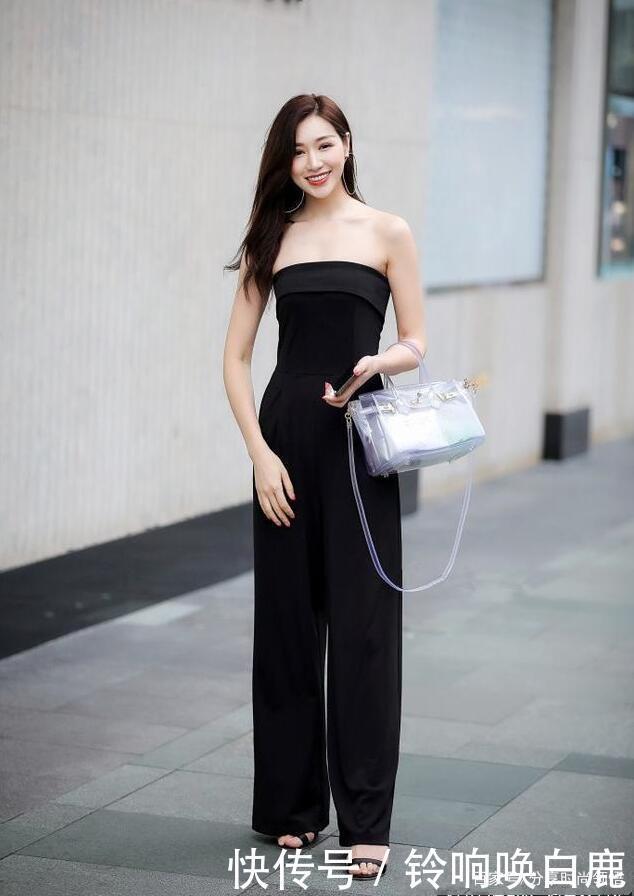 裤裙|人高腿长是一个优点,那么如何表现呢连体裤还是吊带衫或者裤裙