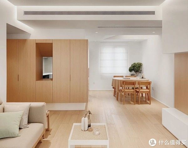 客厅|97平居室,无主灯照明全屋无死角!