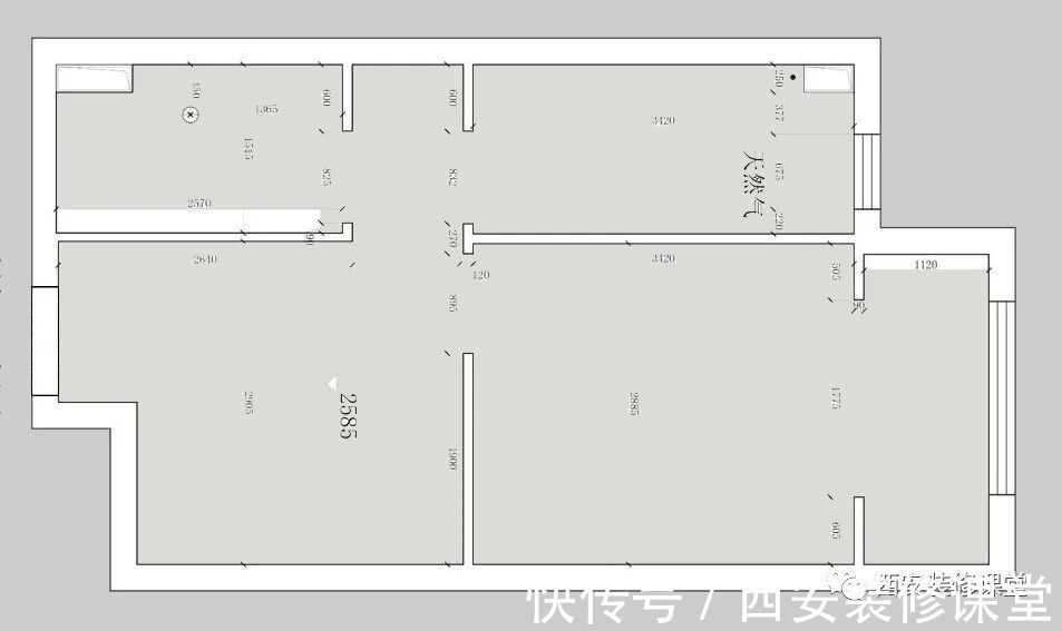 鞋柜|55㎡一室改两室,麻雀虽小五脏俱全