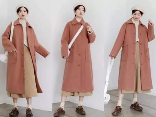 有气质|大衣怎么穿好看又时髦，搭配6种裙子，优雅又有气质