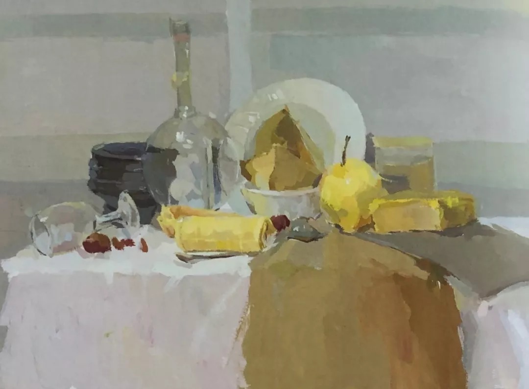 作品#国美附中90周年色彩静物作品欣赏