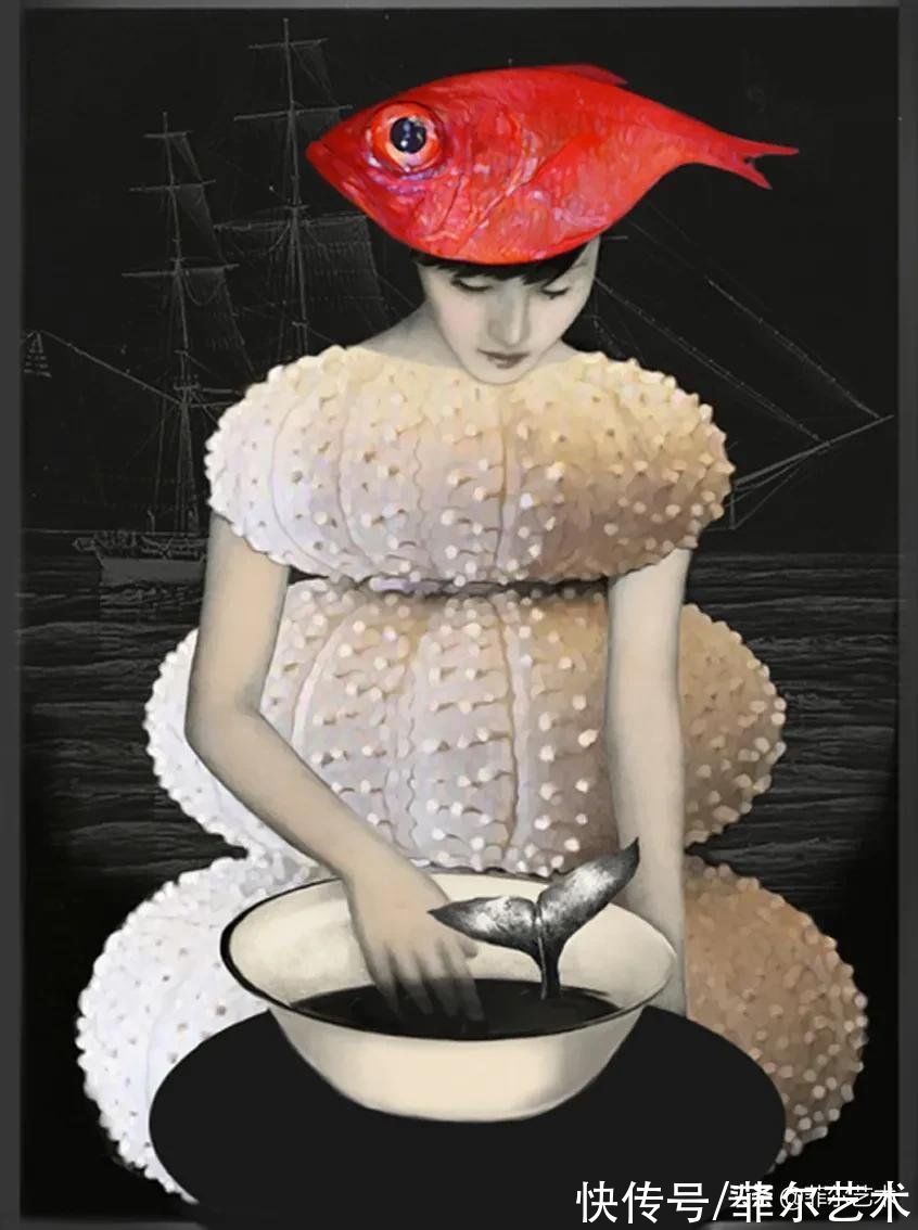 佩特里利！意大利达利亚·佩特里利超现实的、空灵的女性形象油画作品欣赏