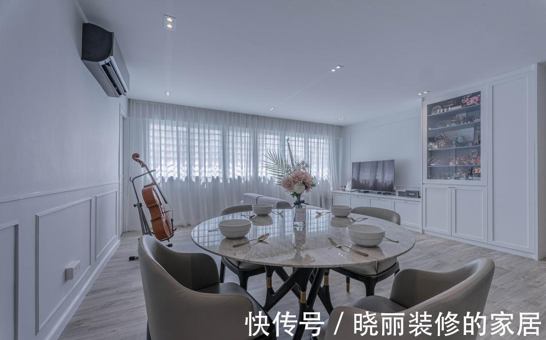 白墙|都是第一次做女主人,凭啥她那么会布置家?全屋大白墙,也很浪漫