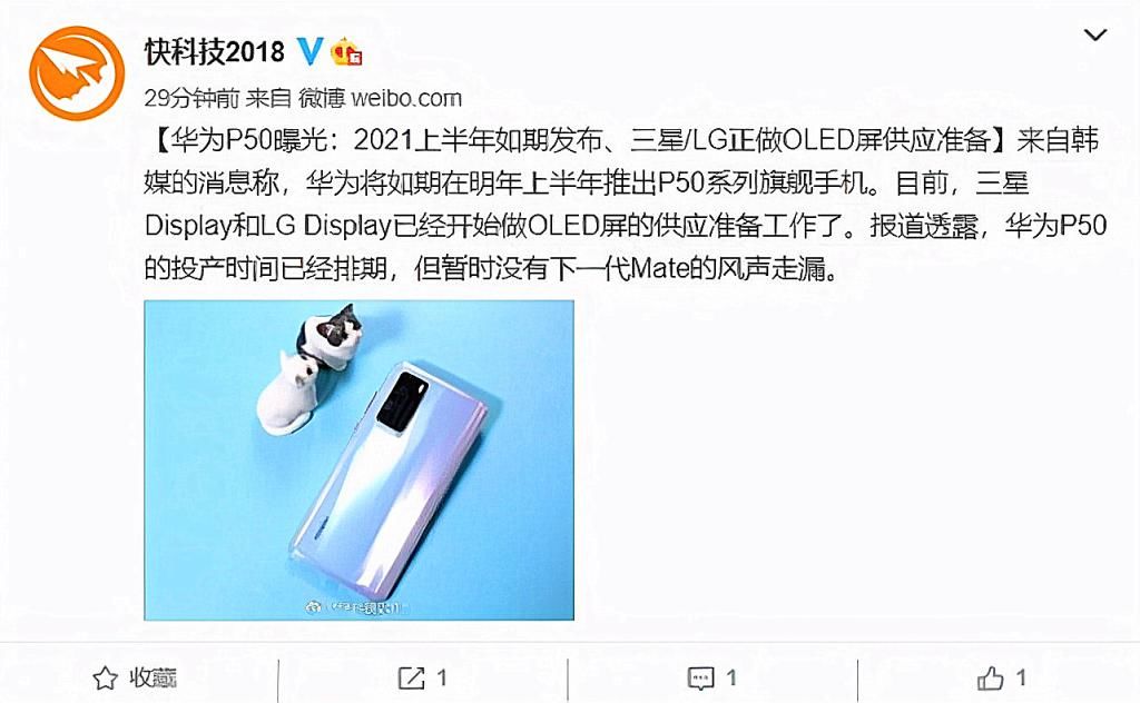 屏幕|华为P50遭曝光：麒麟9000+混用屏幕，花粉：期待上新系统