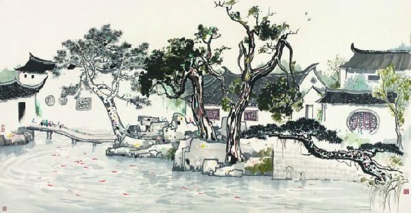 吴冠中|“中国画”吴冠中画的太好,中国画在他笔下活了起来
