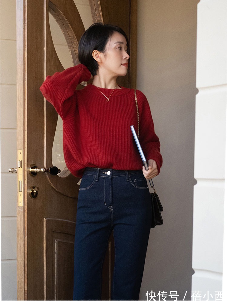 阔腿裤|针织衫很难穿出高级感?记住博主的这几招,不费力打造优雅魅力