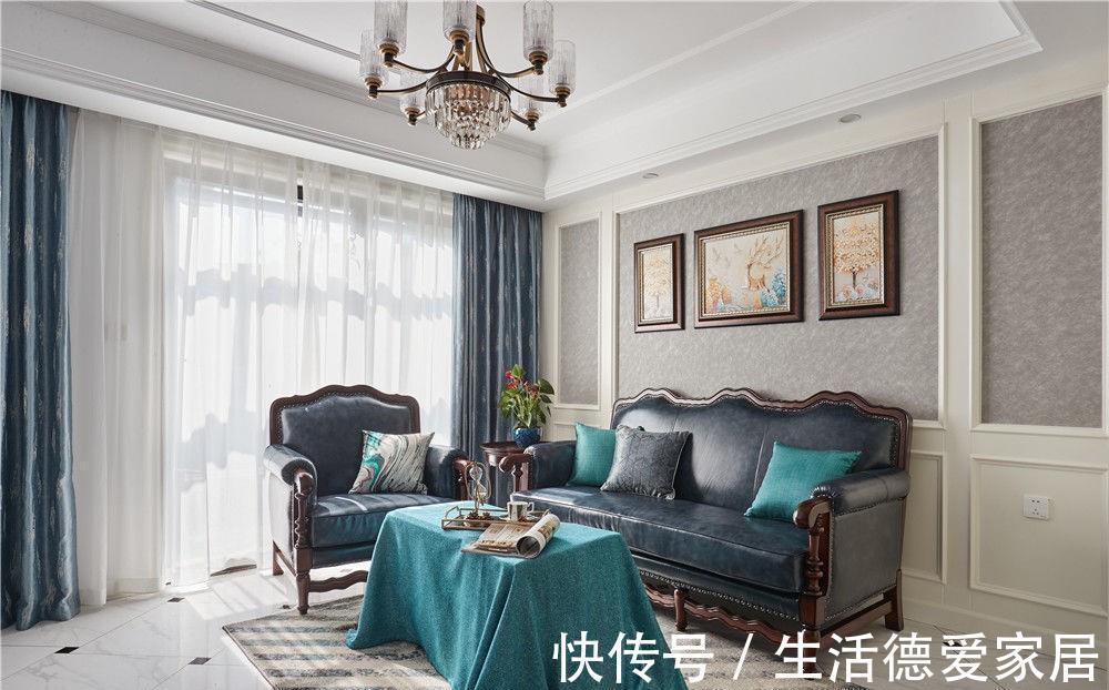 业主|孔雀蓝和孔雀绿携手,构成优雅独特的摩登范新家,真是太特别了