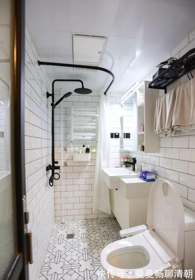 大卧室|30㎡超小户型,她榨干每1㎡空间!挤出独立卫生间和双人床大卧室