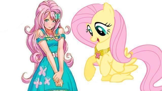 余晖烁烁|小马宝莉彩虹小马变身美少女,正派和反派全都乖巧美丽又可爱