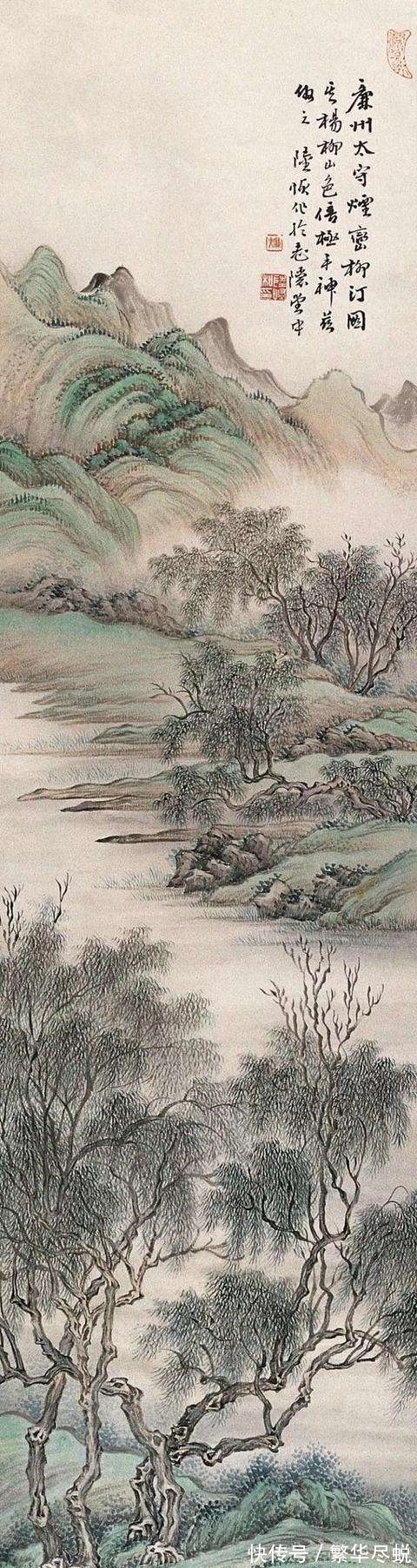 造诣#清代全能画家陆恢，作品之美，刷新你对绘画的认知！