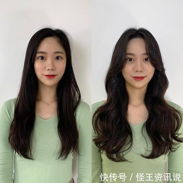 中大卷 换发型等于换脸,中年阿姨一换年轻10岁都不止,美到自己都笑了