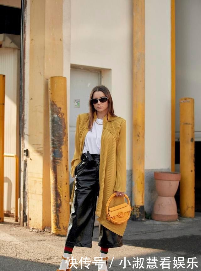 气场|不是皮裤“丑”,是你没穿好!秋冬这样搭显气场,穿出超模魅力