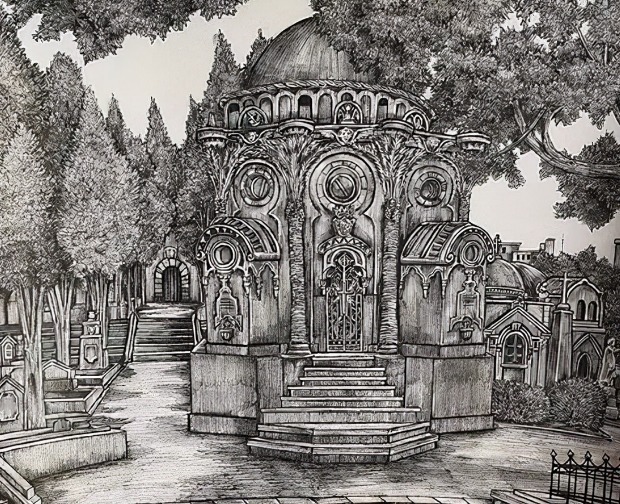 olivia@全球最“抠”美女画家,用一支2元针管笔惊艳世界