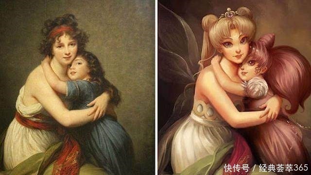 东条希|当这些世界名画重绘成动漫风格,东条希真是太美了!