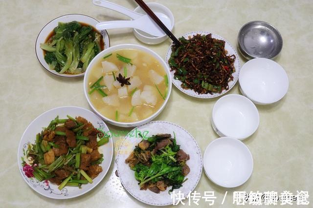 闺蜜|回婆家4天,每餐不一样,发个朋友圈,闺蜜:怪不得放假也不长肉