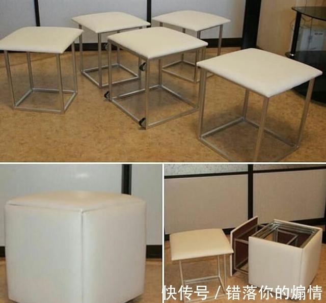 椅子|22个巧妙到爆的家居设计，设计师简直是天才啊！