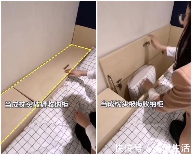 两段长|小卧室早该舍弃床头柜，靠墙塞15公分宽薄柜，收纳何止多出2倍
