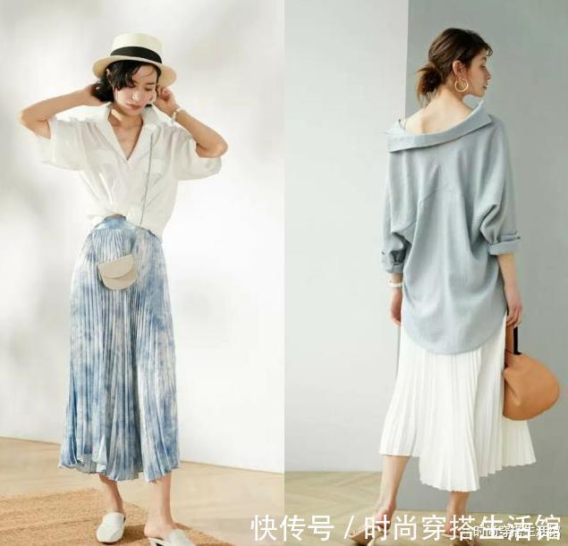 百褶裙|百褶裙怎么搭配好看?这样穿既时髦又有气质