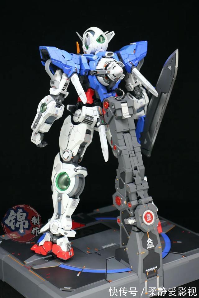 模型秀|高达模型秀:万代的PG能天使,作者超级认真