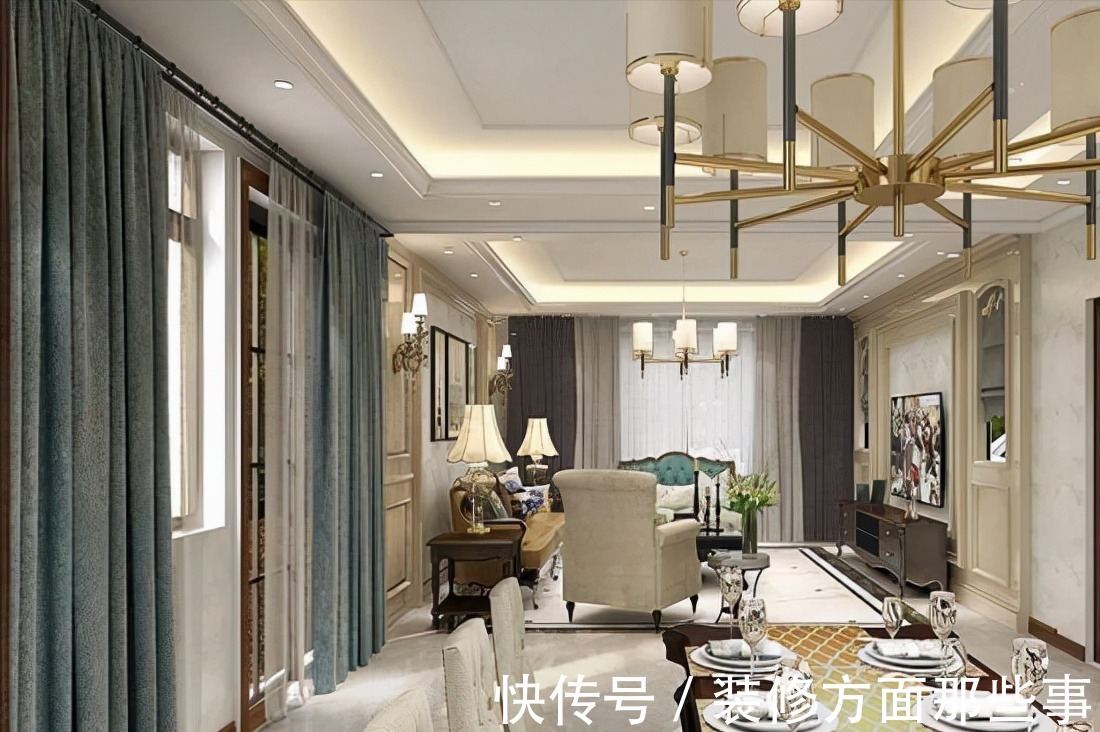 功能性|410平美式别墅分而不离地互动空间,惬意的生活体验尽在其中