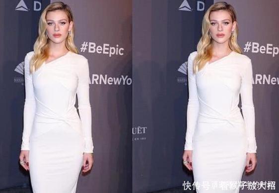 时尚感|布鲁克林女友“逆天”，穿白T秀胸肌太帅气，时尚感不输超模