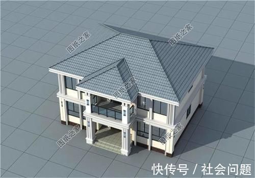 阳台|农村20万二层楼房设计图，这么好的楼房别错过了，要不有的后悔