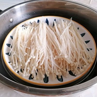 金针菇汁|蒜蓉蒸金针菇