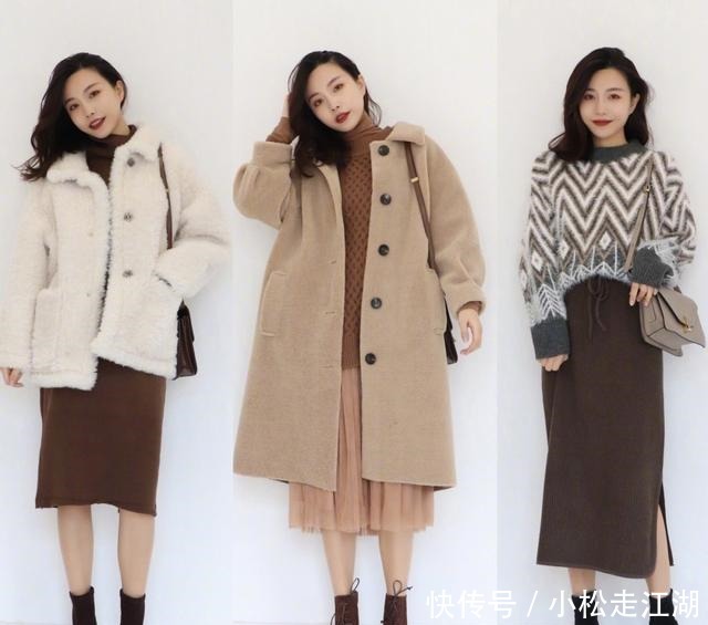 示范|小个子秋冬怎么穿24套温柔又气质穿搭示范,照着穿就对了
