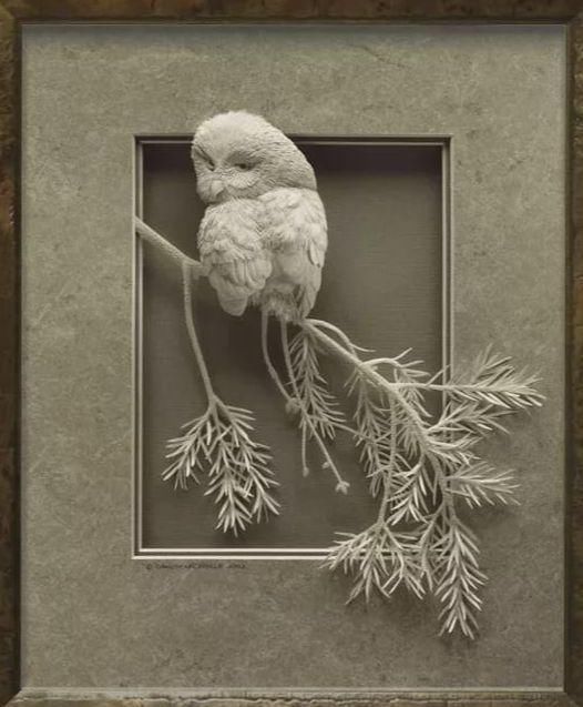 作品|意大利艺术家 Calvin Nicholls 纸雕作品