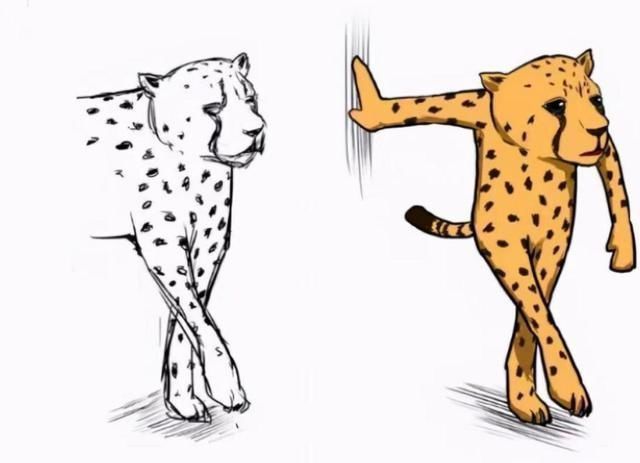 笔下#当学渣美术生画到一半不想画了,画风逐渐跑偏,看完让人笑出眼泪