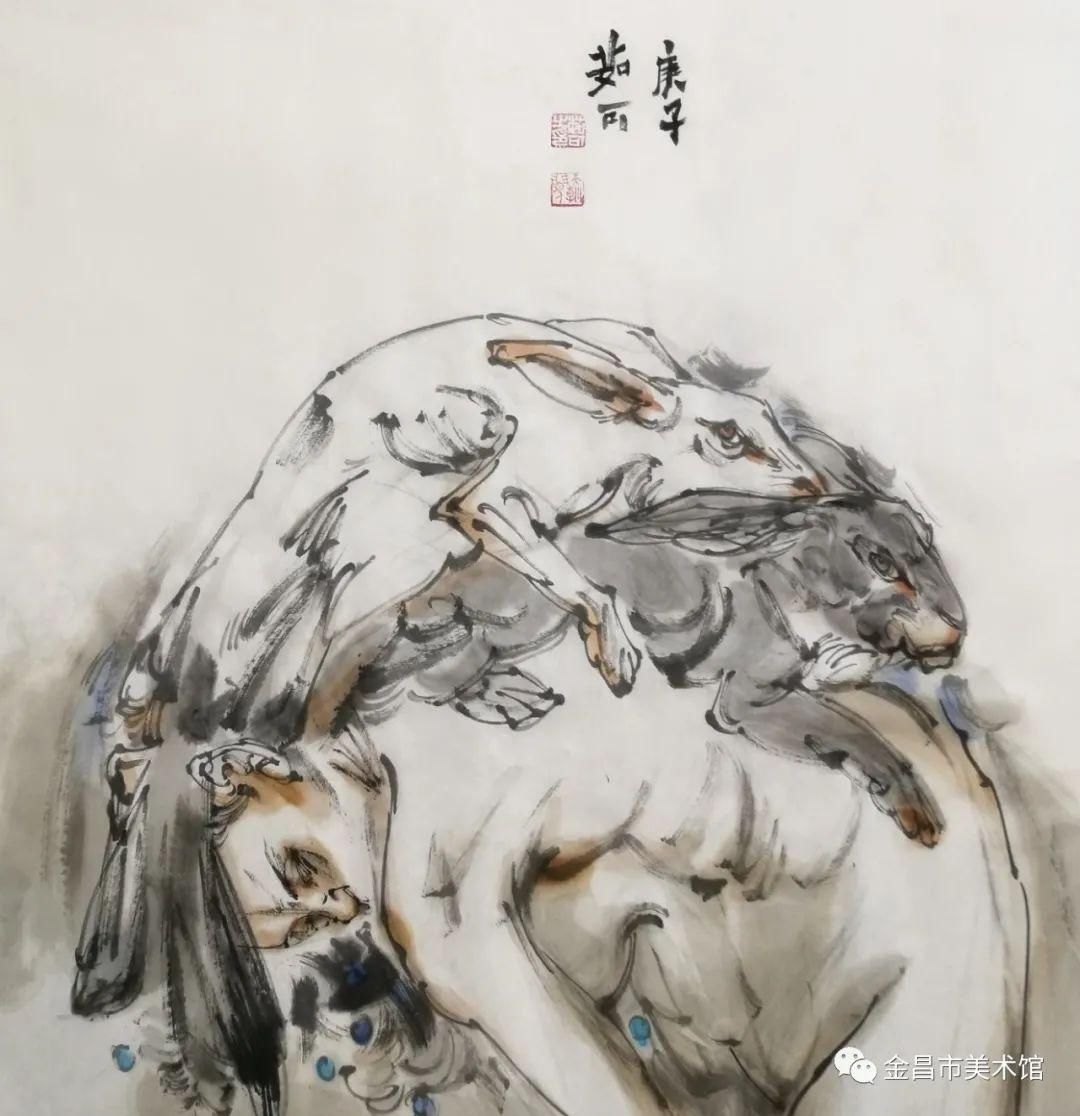 【艺术人生】笔墨丹青吟颂新时代——金昌市美术馆茹可画展（一）