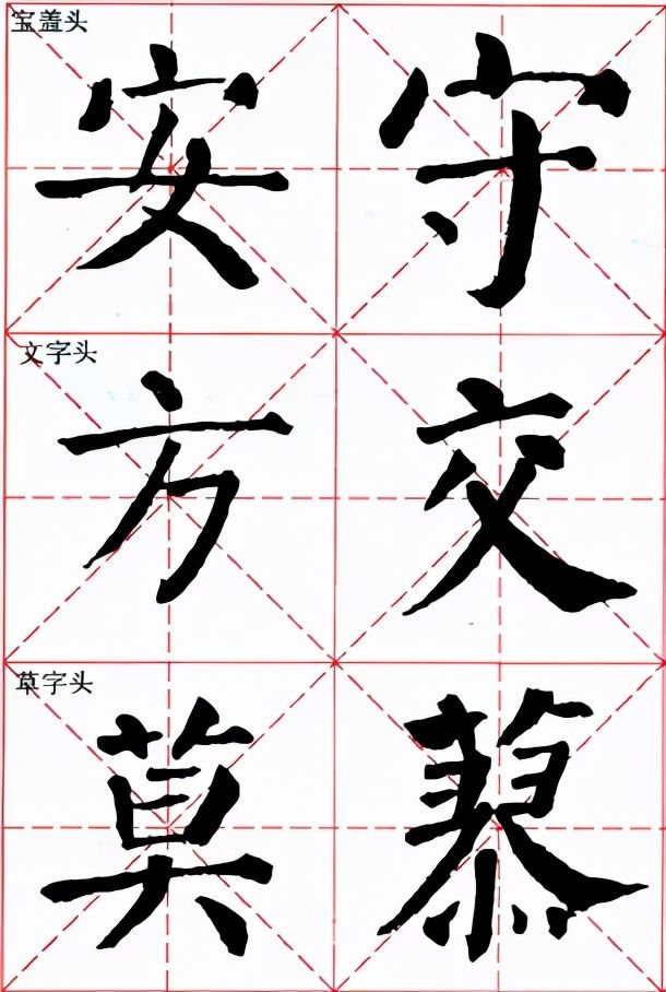 解析#颜体楷书解析字帖，学颜必备