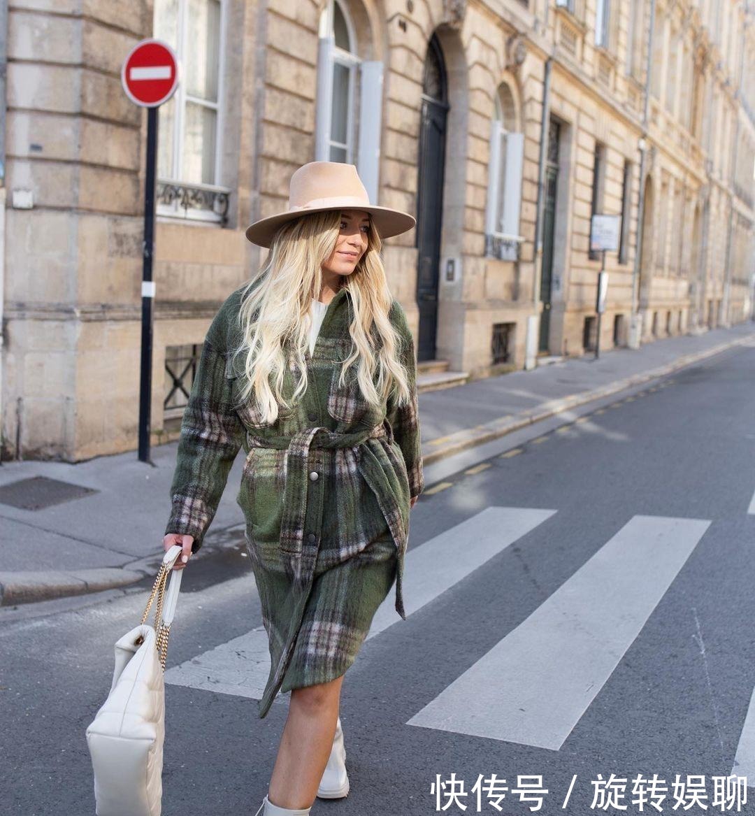 款式|格纹大衣又回来了!今年流行这3种款式,你别说还真好看