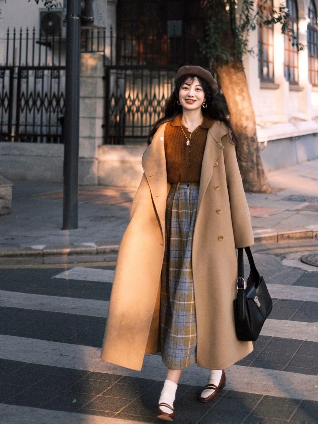 打底衫 “大衣”的时尚你真的懂吗?潮流达人都爱穿,保暖时髦于一身