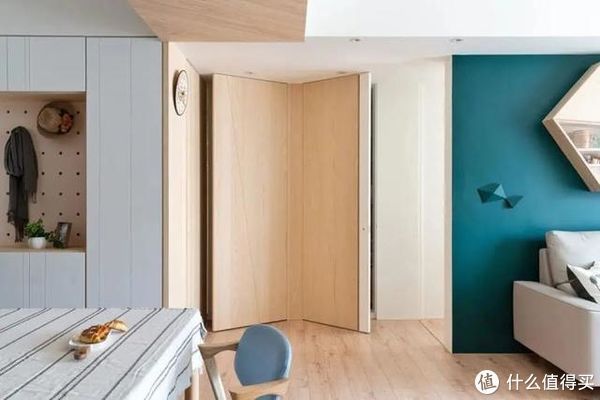 公寓|仅有70㎡的家,被改造成3室2卫2厅,入户清新舒适风,很有烟火气