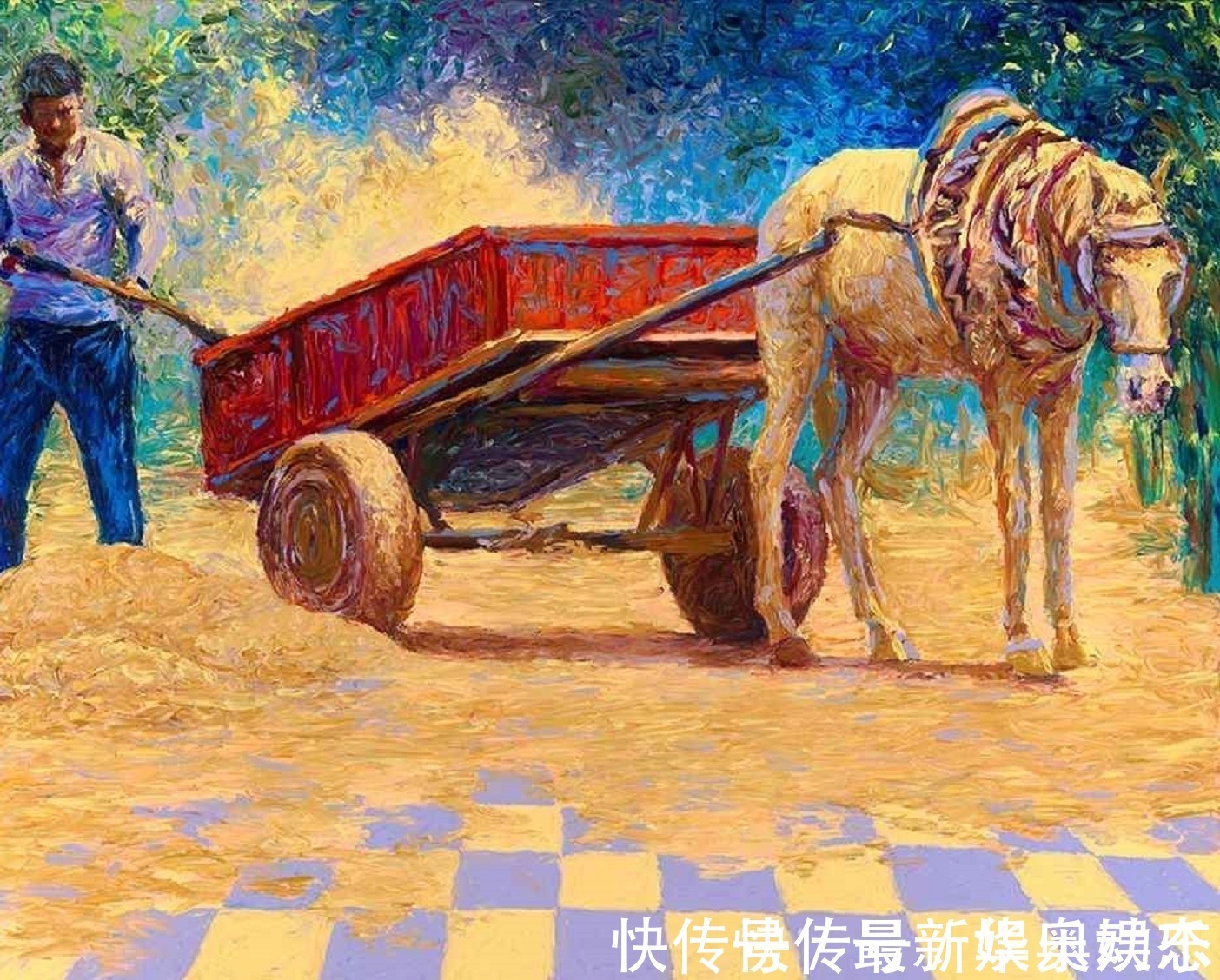斯科特!扔掉画笔,用手指玩转色彩——美女画家艾里斯神奇的指上绘画