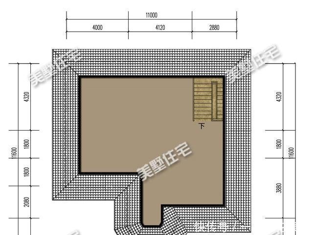 别墅|占地121平的二层别墅,四卧三厅的布局,老家建一栋,刚刚好