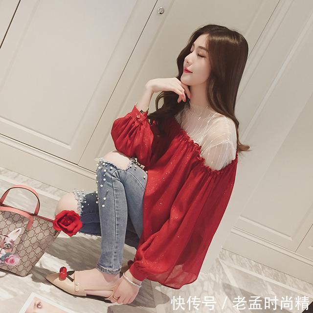 小清新 春夏季女神挚爱的雪纺衫,散发着清新的风韵