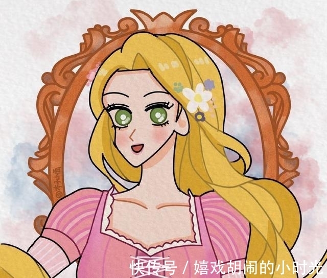 顏值|《蠟筆小新》版迪士尼公主,艾莎女王變得可愛,顏值最高的是茉莉