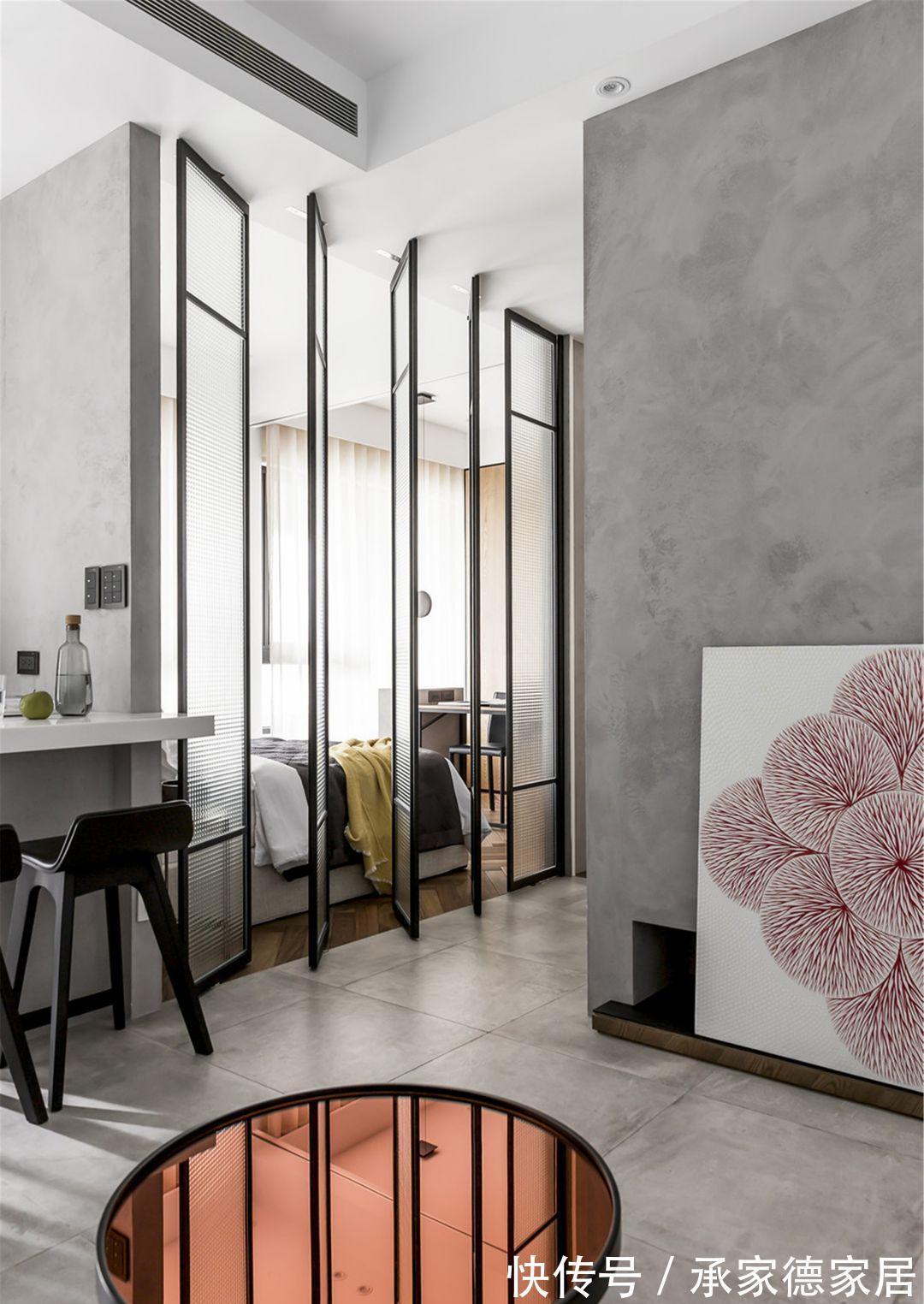 小户型|打破原有格局,55平小户型,也能做到文艺和时尚兼顾